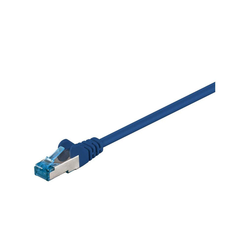 Patch kabel, S/FTP CAT6A, 1 m, Blå
