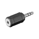 Audio adapter, 3,5 mm st. jack han/2,5 mm st. jack hun