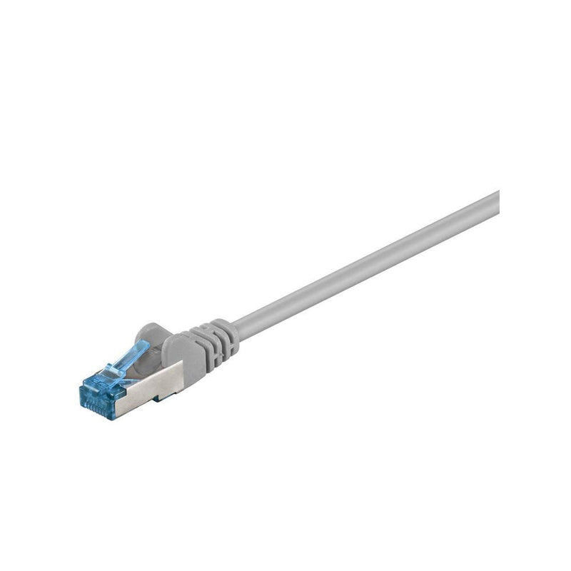 Patch kabel, S/FTP CAT6A, 0,25 m, grå