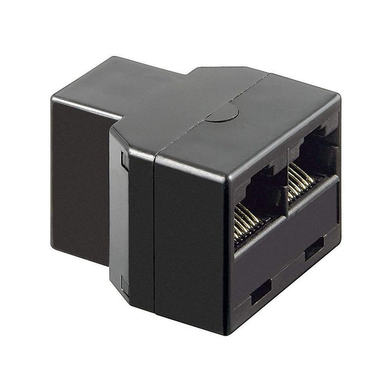 Forbindelsesled, RJ45-Y, 8 pol hun/2x8 hun