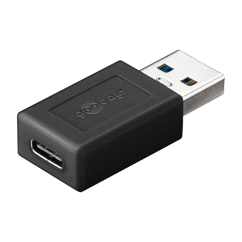 USB-C hun til USB A han 3.0 adapter, Sort