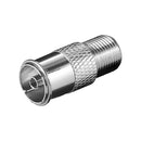 F-Adapter: F female - Coaxial female