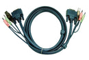 ATEN 2L-7D05U KVM-kabel Sort 5 m