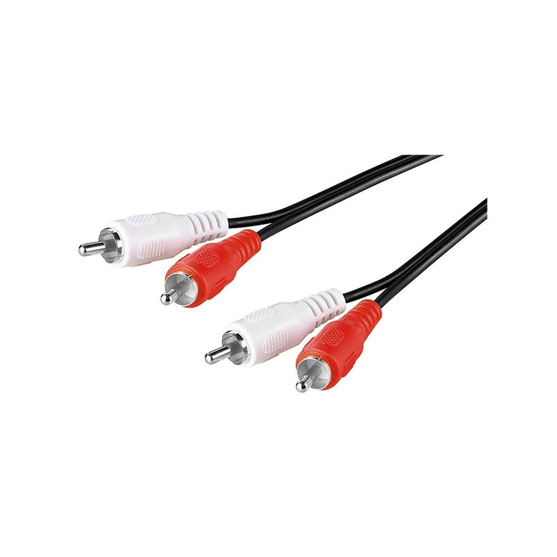 Audio kabel, 2xPhono han/han, 2,5 m