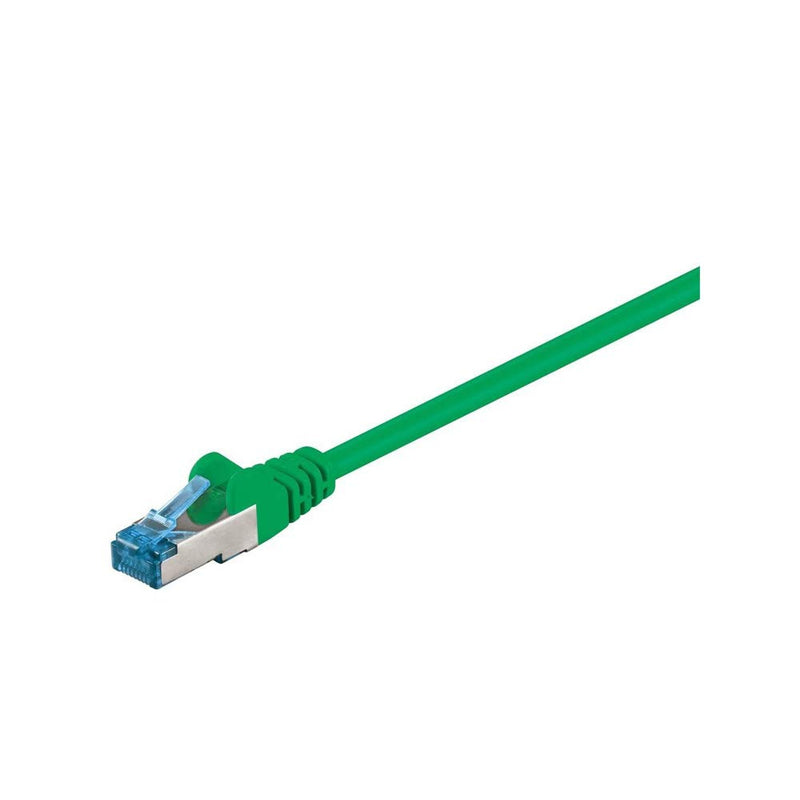 Patch kabel, S/FTP CAT6A, 2 m, grøn