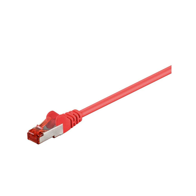 Patch kabel, S/FTP CAT6, 0,5 m, rød