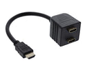 HDMI Y Adapterkabel, 1x HDMI Stecker auf 2x HDMI