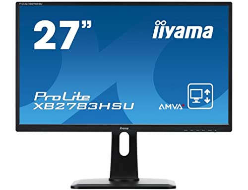 Iiyama Prolite 27 1920x1080,4ms,DVI,HDMI,VGA,SP,Højde
