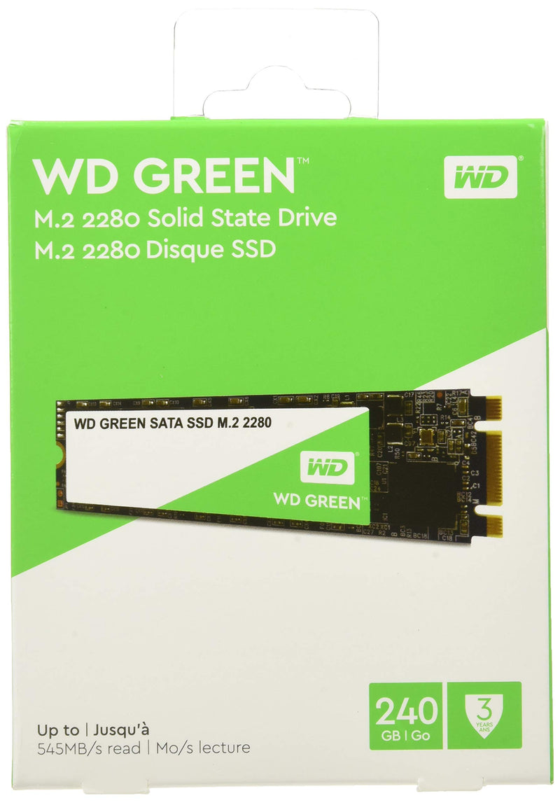 WD SSD 240GB 560MB Read/520MB Write M.2 2280