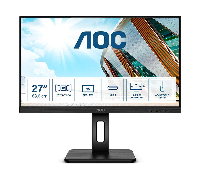 AOC 27 IPS Full HD, 75Hz, 4ms, HUB,Pivot