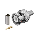 goobay 11334 BNC crimp plug - for RG 59/U cable with gold pin