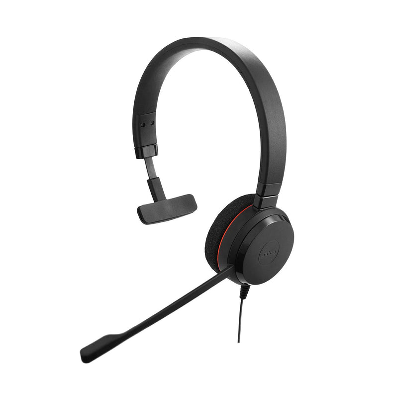 Headset with mute-button and volume control on the cord