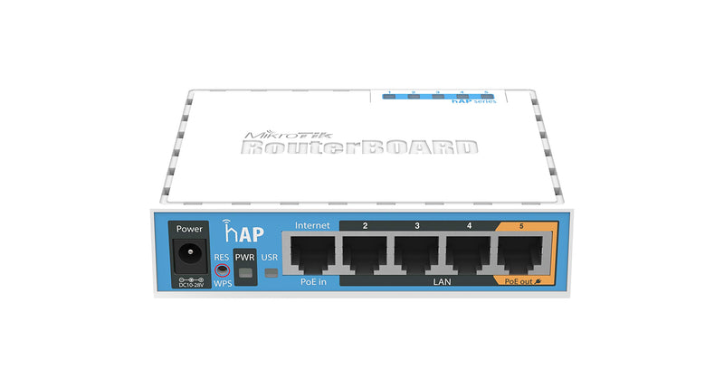 Mikrotik hAP Wifi Router 5 port, USB 3G/4G