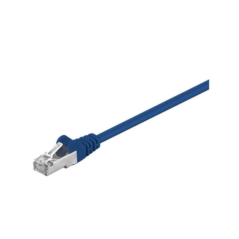 Patch kabel, F/UTP CAT5E, 0,5 m blå