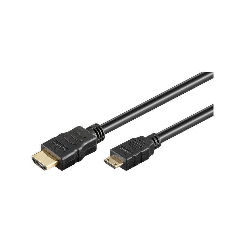 HDMI 1.4 kabel 19 pol han/19 pol mini han, 1 m