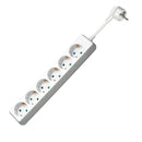 6-Way Power Socket 3m White