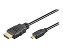 HDMI 1.4 kabel 19 pol han/19 pol micro han, 1,0 m