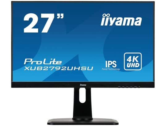 iiyama ProLite XUB2792UHSU-B1 LED display 68,6 cm (27") 3840 x 2160 pixel 4K Ultra HD Sort