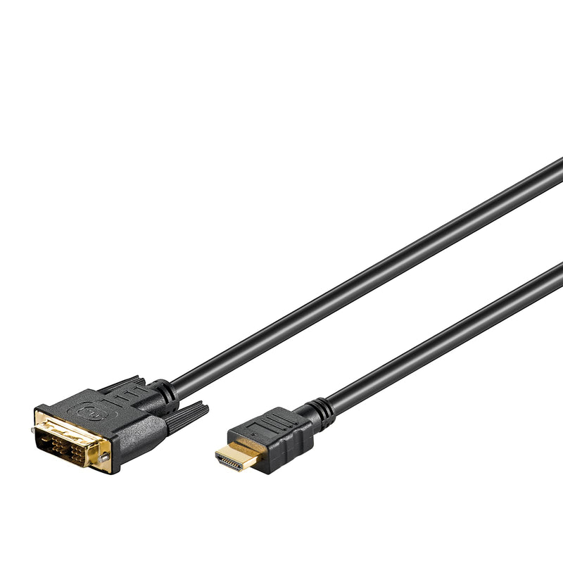 HDMI til DVI HQ forbindelseskabel, 1 m
