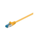 Patch kabel, S/FTP CAT6A, 1 m, Gul