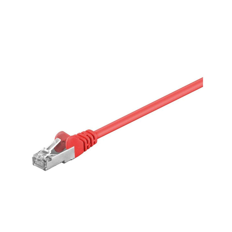 Patch kabel, F/UTP CAT5E, 10 m rød