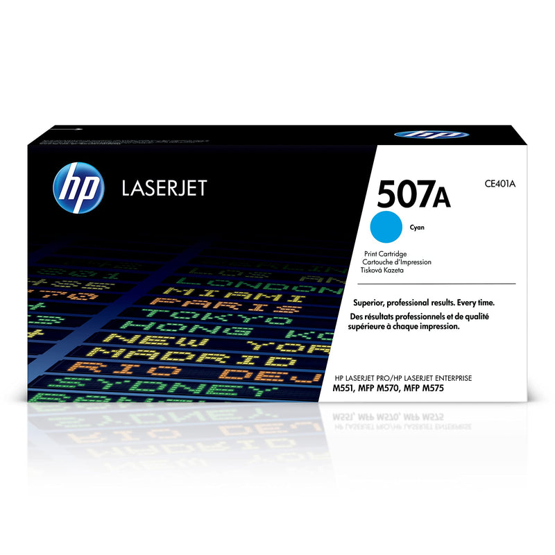 HP Toner 507A cyan LaserJet Enterprise 500 color M551n 6000 sider