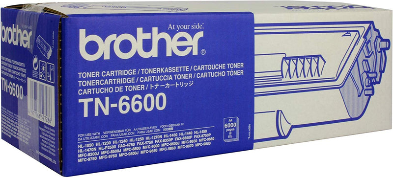 Brother TN6600 tonerpatron 1 stk Original Sort