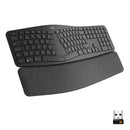 Logitech Ergo K860 tastatur RF trådløs + Bluetooth QWERTY Nordisk Grafit