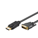 DisplayPort kabel, DisplayPort han/ DVI-D han, 2 m