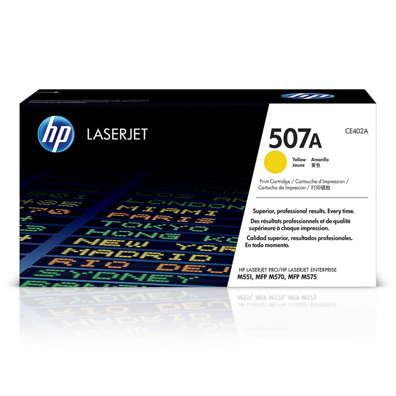 HP Toner 507A Yellow LaserJet Enterprise 500 color M551n 6000 sider