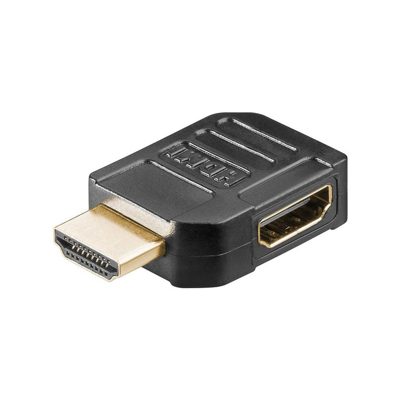 Goobay 51724 HDMI Adapter, Gold-plated, Black