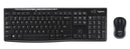 Logitech Wireless Combo MK270 tastatur Mus inkluderet RF trådløst QWERTY Nordisk Sort