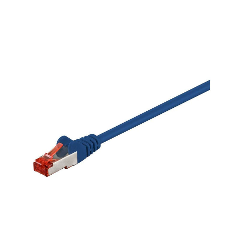 Patch kabel, S/FTP CAT6, 0,5 m, Blå