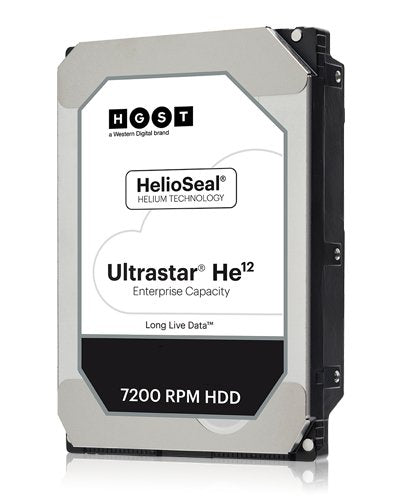 HGST 12TB SATA3 He12 7200 256 24x7x365 Video