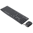 Logitech MK295 Silent Wireless Combo tastatur Mus inkluderet USB QWERTY Nordisk Grafit