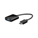 HDMI til VGA adapter 10 cm ledning, Sort