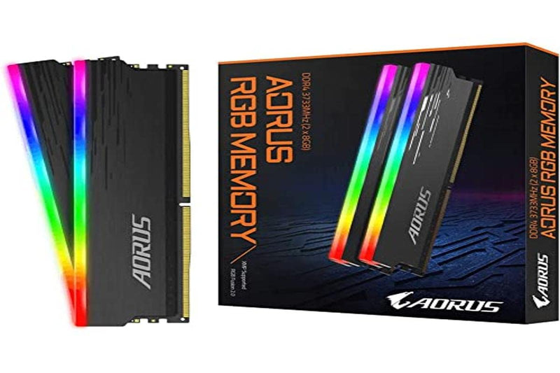 Gigabyte AORUS RGB hukommelsesmodul 16 GB 2 x 8 GB DDR4 3733 Mhz