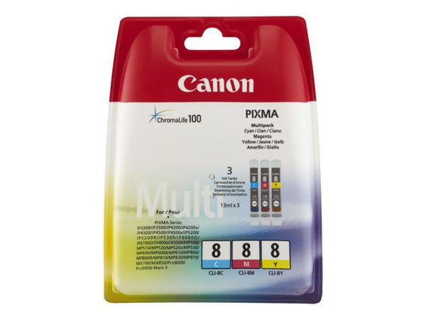 Canon CLI-8,Cyan,Yellow,Mage