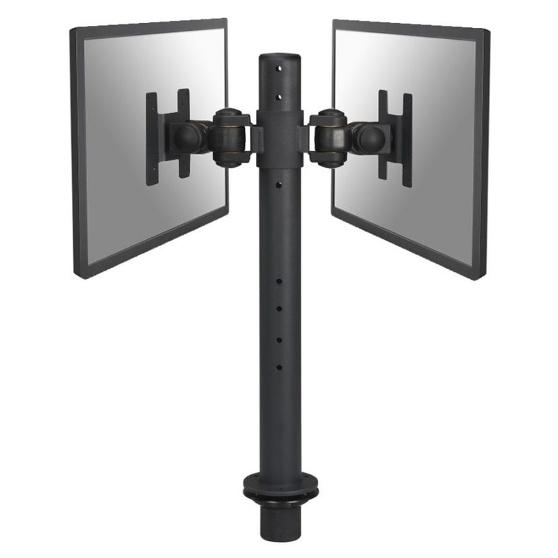 Newstar FPMA-D050DBLACK Tilt/Turn/Rotate Dual Desk Mount (Grommet) for Two 10-27" Monitor Screen...