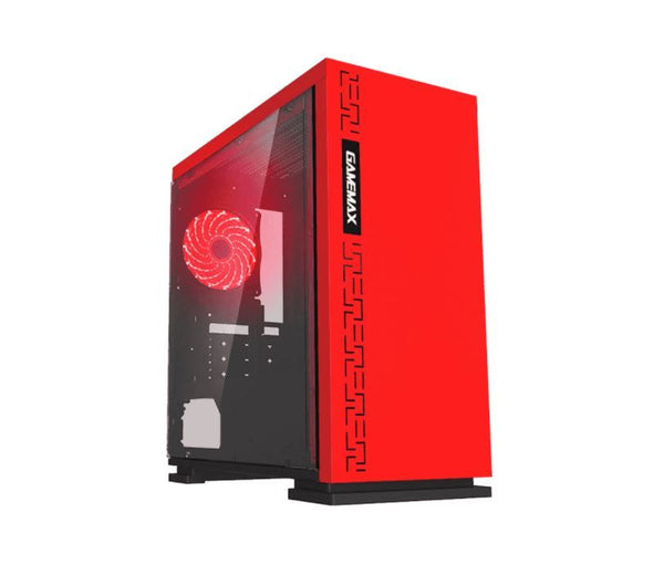 Gamemax kabinet uATX Rød