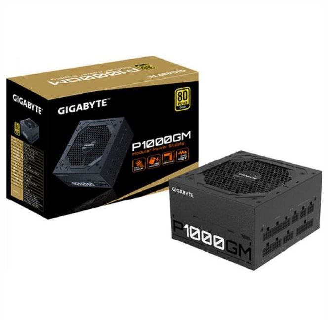 Gigabyte P1000GM enhed til strømforsyning 1000 W 20+4 pin ATX Sort