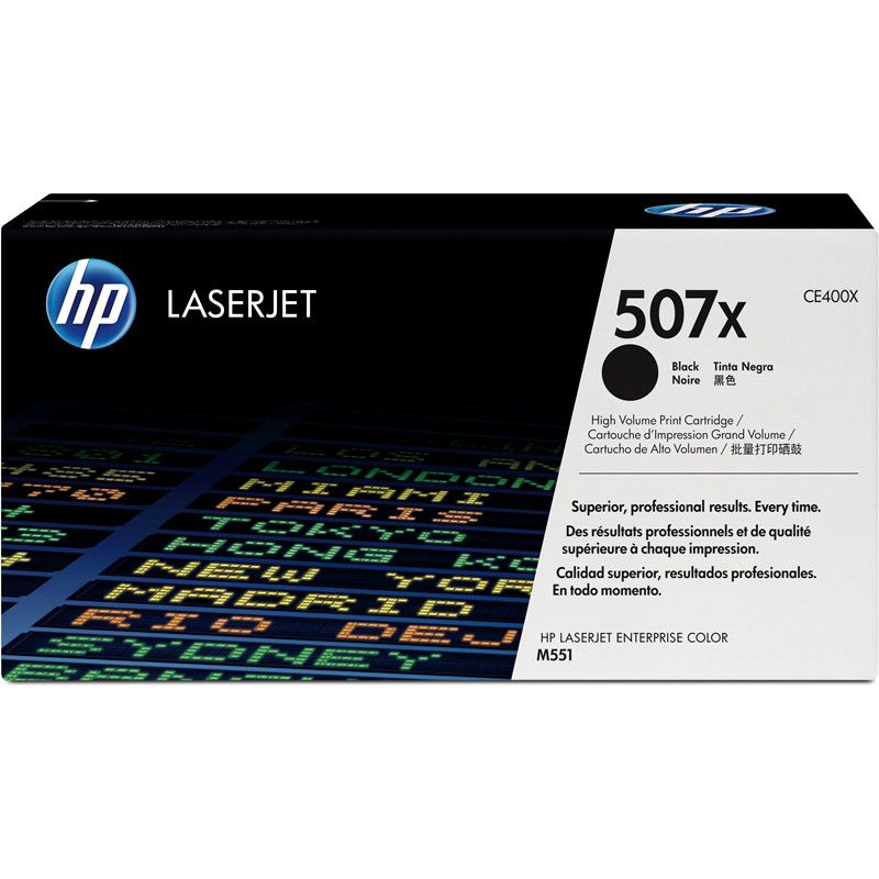 HP XL Toner 507A black LaserJet Enterprise 500 11.000 sider