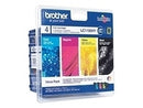 Brother LC-1100BK/LC-1100C/LC-1100M/LC-1100Y Inkjet Cartridges, Black/Cyan/Magenta/Yellow, Multi...