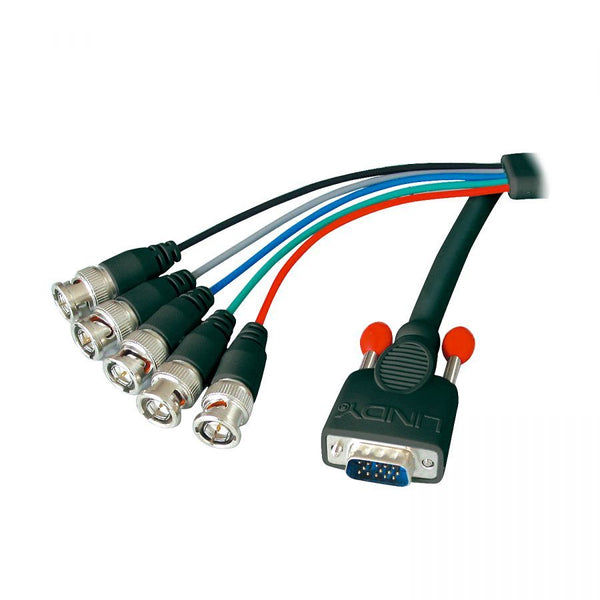 5 x BNC S-VGA Monitor Cable 15WHDP/BNCPx5 1.8m