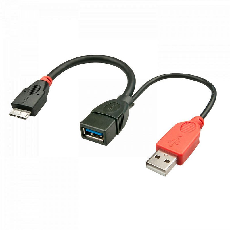 USB 3.0 Cable Micro-B / A OTG, 0.5m