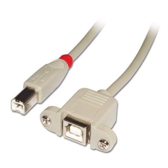 USB Cable - Type B Male to Type B Female, 2m