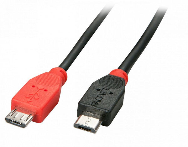 USB 2.0 Cable Micro-B/ Micro-B OTG, 0.5m