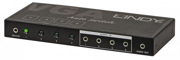 4 Port Video/Audio Switch Resolution upto 2048x1536