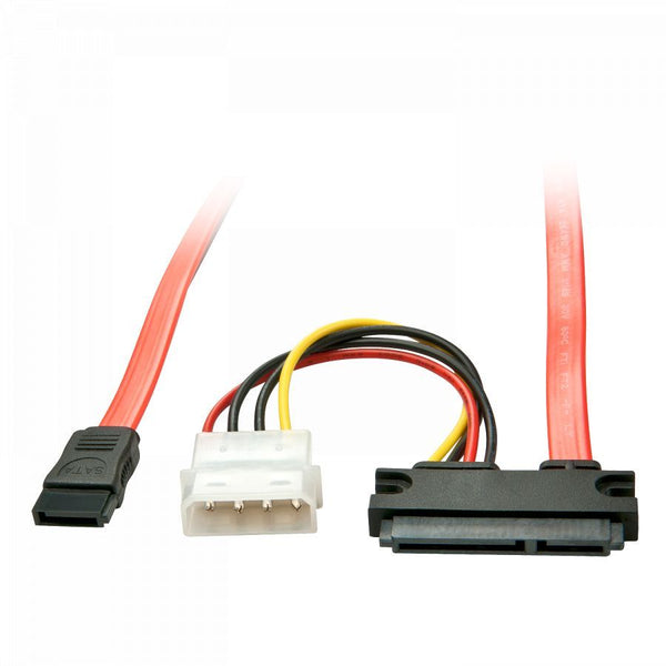 Serial ATA + Power Cable SATA 7 Pin + 5.25 4 W Power 0.3m