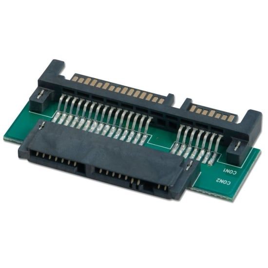 SATA/ Micro SATA Adapter 3.3v 7 Pin Data + 15 Pin Power